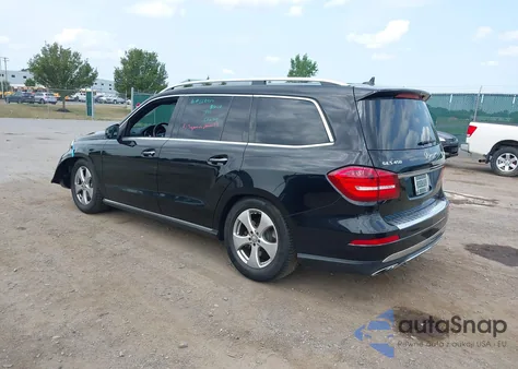 2017 Mercedes-Benz Gls 450 4Matic z USA, uszkodzony, nr VIN 4JGDF6EE3HA865344
